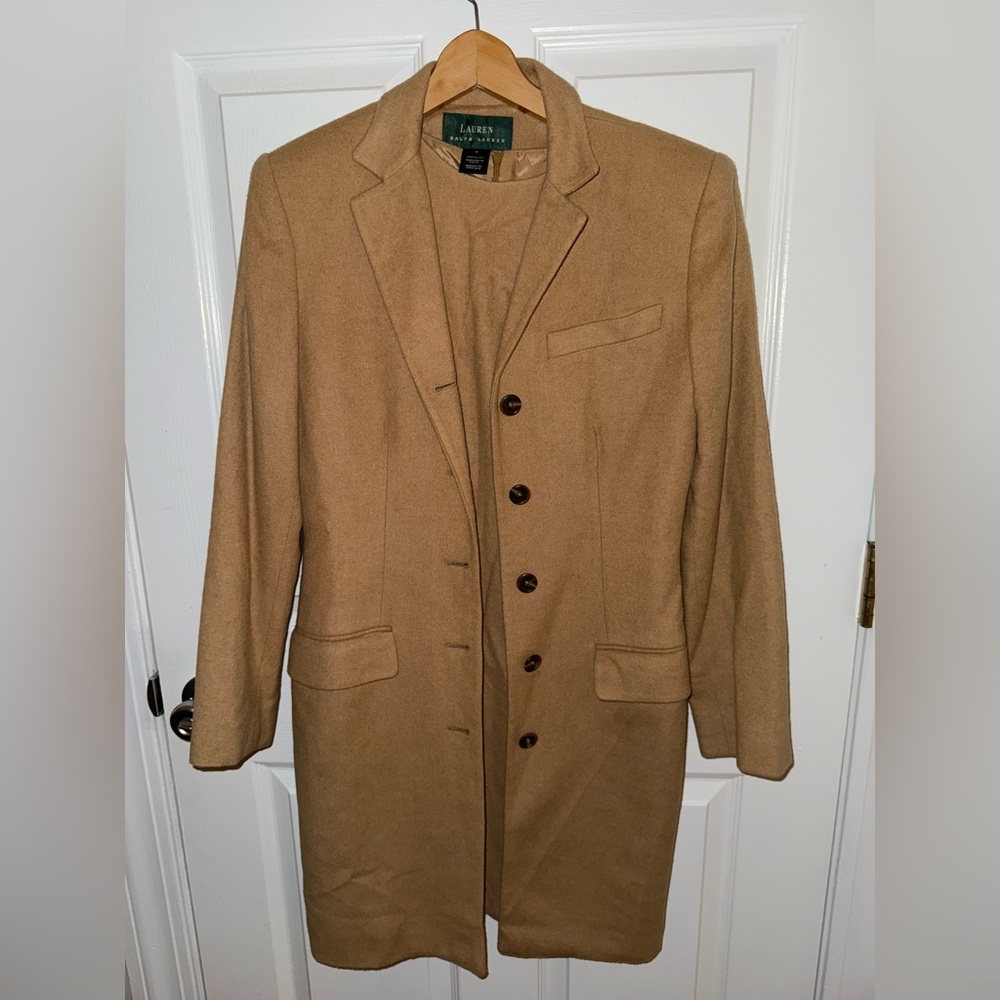 Ralph Lauren Camel Hair Set